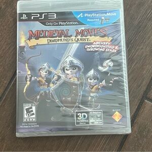 Playstation PS3 Medieval Moves: Deadmund's Quest 3D NIP Video Game